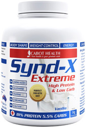 Cabot Health Synd-X Extreme High Protein Powder Vanilla is easily digested and absorbed into the body. Synd-X by Dr Sandra Cabot first class protein powder contains full spectrum whey protein concentrate.