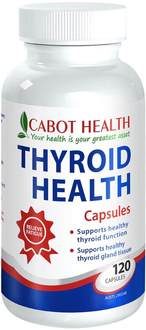 Cabot Health Thyroid Health contains efficient doses of iodine, selenium and vitamin D to support thyroid gland function.Thyroid hormones help to regulate the metabolic rate