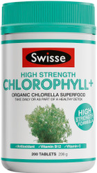 Swisse Ultiboost Chlorophyll+ High Strength contains premium quality Organic Chlorella, a green superfood which can be taken as part of a healthy detox program