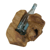 Carved Wine holder - 1 Bottle 