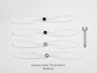 QCOP 450 Propellers (4 pieces total, 2 x black, 2 x silver)