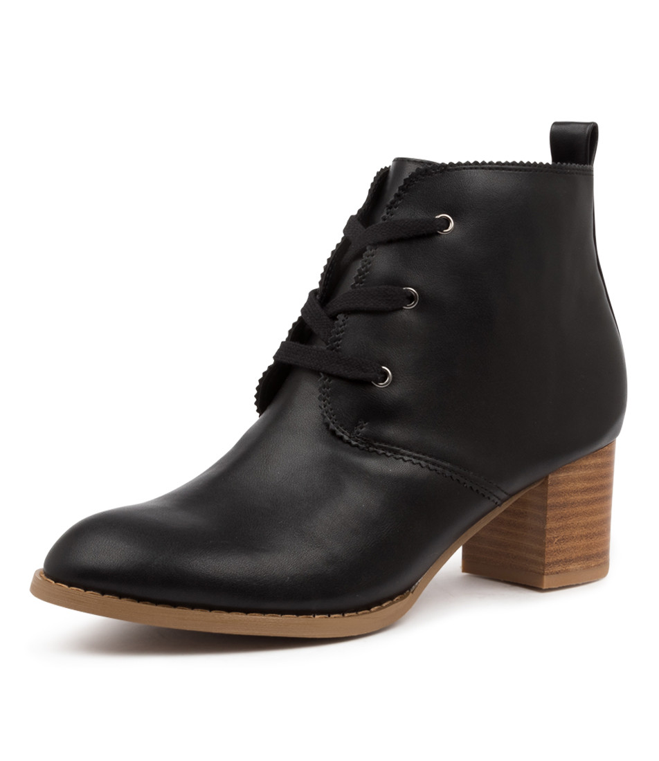 JOVIE BLACK ANKLE BOOTS - I Love Billy