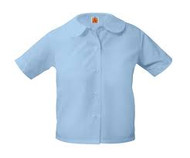 Short Sleeve Peter Pan Blouse - Youth