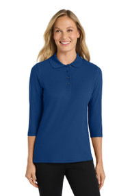 Port Autority 3/4 Sleeve Polo - Royal