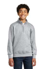 Port & Co™ Youth Core Fleece 1/4-Zip Pullover Sweatshirt