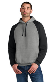 Jerzees Unisex Colorblock Raglan Hoodie Sweatshirt
