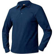 Long Sleeve Youth Polo Shirt (Pique)