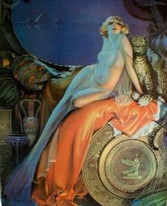 Art Deco "Cleopatra" pin-up print ~ by Rolf Armstrong