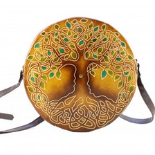 round Tree of Life purse