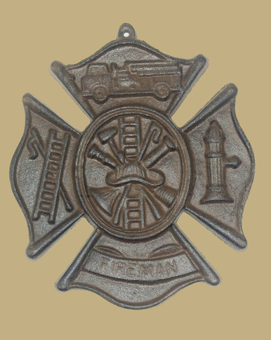 Fireman plaque front