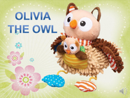 Olivia the Owl Listen+Learn Plush Toy