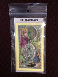 St. Raphael Keychain