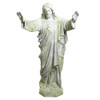  Jesus Sacred Heart Blessing 60"H - Fiber Stone 