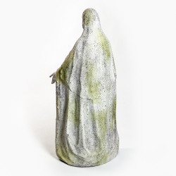 Mary Of The Rosary with Lace 49"H