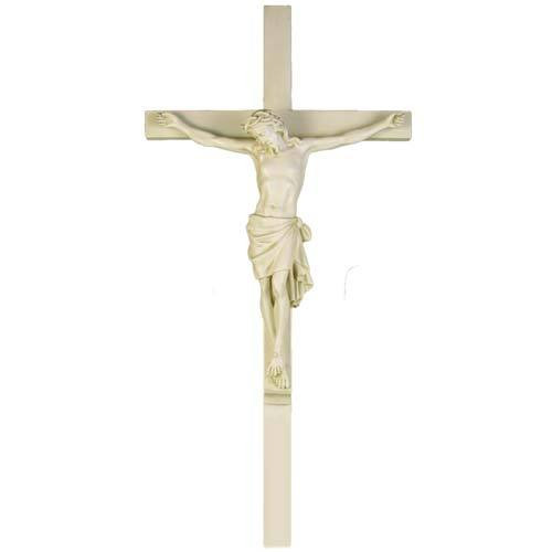 Corpus with Cross 32"H - Fiberglass