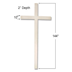 Metal Cross - 12 foot high