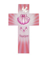 Pink Baptism Cross