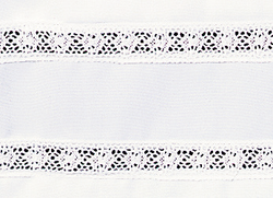 Woven Lace Banded Alb