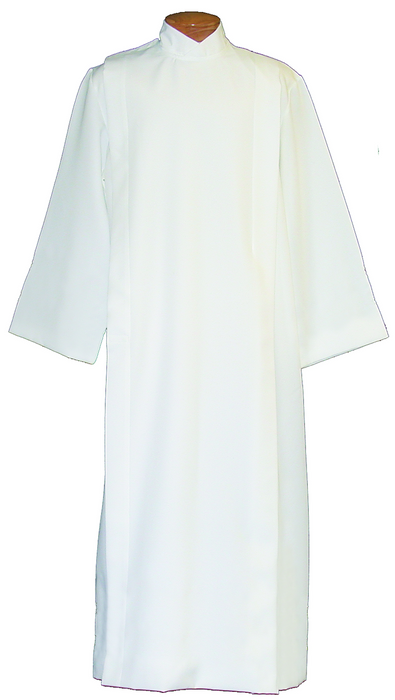 Plain white alb