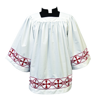 Surplice With Circle in Cross Banding 376