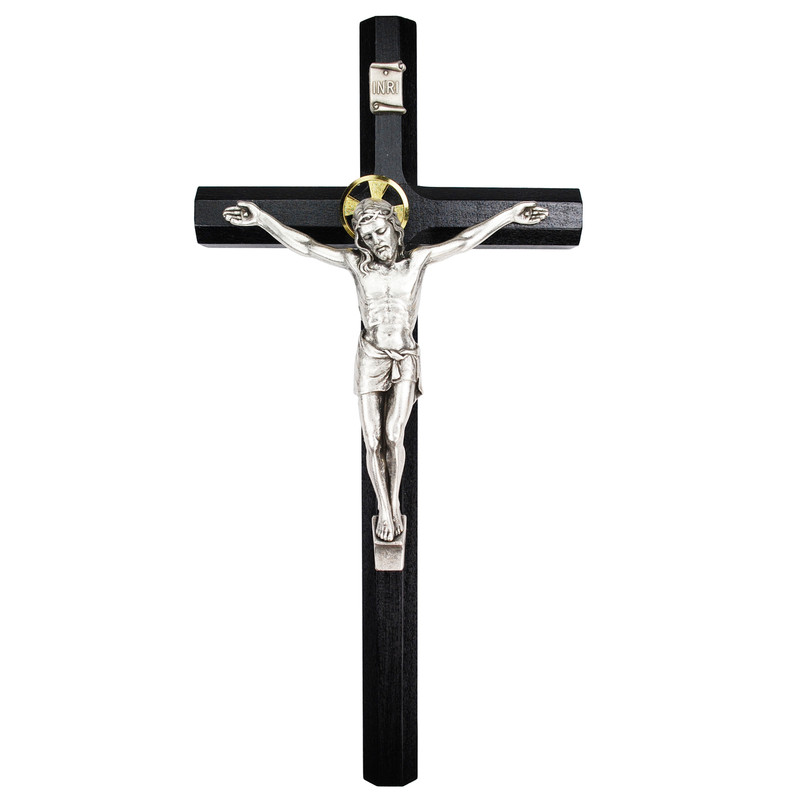 10" BLACK CRUCIFIX 80-191