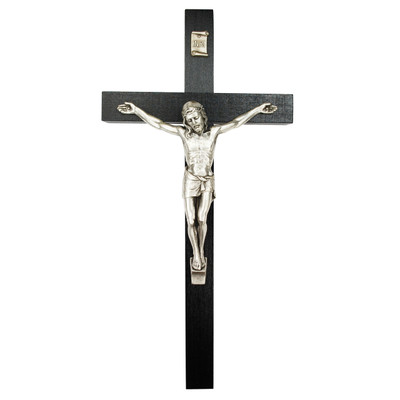 10" BLACK CRUCIFIX 81-78