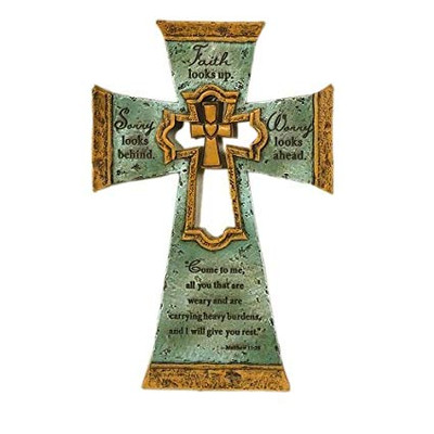 "Faith Looks Up" Cross
