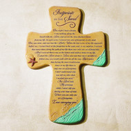 Footprints Wall Cross