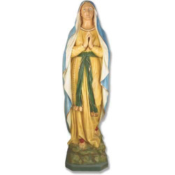Our Lady of Lourdes 71" H