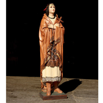 Blessed Kateri Tekawitha 60" H