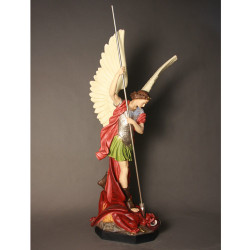 Saint Michael Slaying Satan 58"H
