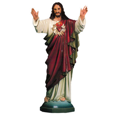 Sacred Heart 60"H (hands up)