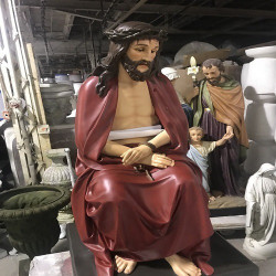 Seated Christ 51"H