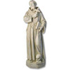 St. Francis Skull & Cross Statue