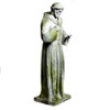 St. Francis of Assissi 56"H - Fiber Stone