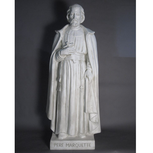 Father Marquette 74"H - Fiberglass