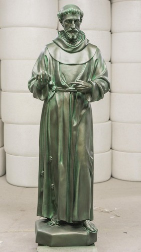 St. Francis  74"H - Fiberglass (Life Size)