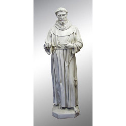 St. Francis  74"H - Fiberglass (Life Size)