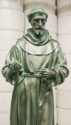 St. Francis  74"H - Fiberglass (Life Size)