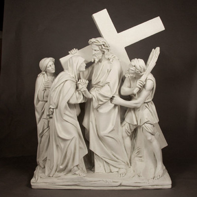 Station 4 - Jesus Meets His Mother (48"H - Fiberglass)