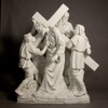 Station 5 - Jesus & Simon the Cyrene (61"H - Fiberglass)
