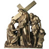 Station 6 - Jesus Meets Veronica (57"H - Fiberglass)