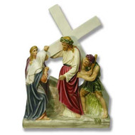 Station 4 - Jesus Meets His Mother (21"H - Fiberglass)