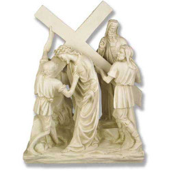 Station 5 - Jesus & Simon the Cyrene (23"H - Fiberglass)