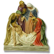 Station 14 - Jesus is Buried (22"H - Fiberglass)