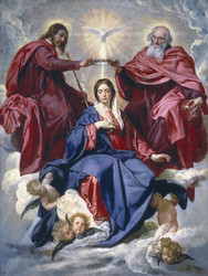 Coronation of the Virgin by Diego Rodríguez de Silva y Velázquez 