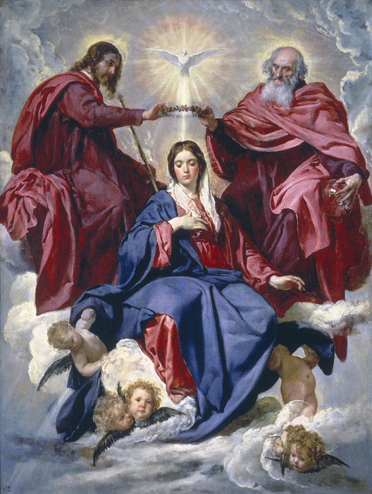 Coronation of the Virgin by Diego Rodríguez de Silva y Velázquez 