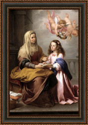 Saint Anne and the Virgin by Bartolomeo Esteban Murillo