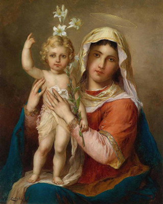 Madonna and Child by Hans Zatzka