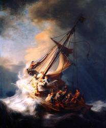 Storm the Sea of Galilee by Rembrandt
